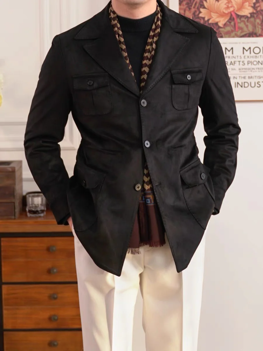 Suede Safari Jacket - Image 17