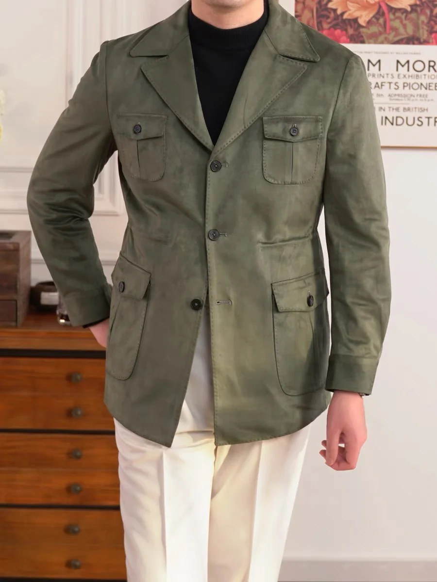 Suede Safari Jacket - Image 8